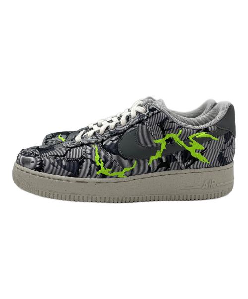 NIKE（ナイキ）NIKE (ナイキ) AIR FORCE 1 '07 LX グレー×蛍光グリーン サイズ:SIZE 28cm 未使用品の古着・服飾アイテム