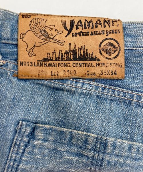 YAMANE（ヤマネ）YAMANE (ヤマネ) デニムパンツ インディゴ サイズ:SIZE W36×L34の古着・服飾アイテム