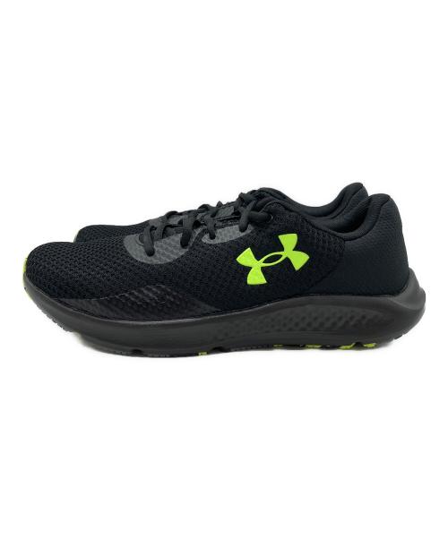 UNDER ARMOUR（アンダーアーマー）UNDER ARMOUR (アンダーアーマー) Charged Pursuit 3 ブラック×蛍光グリーン サイズ:SIZE 27.5cmの古着・服飾アイテム