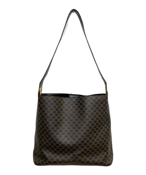 CELINE（セリーヌ）CELINE (セリーヌ) マカダム　ワンショルダーバッグ ブラックの古着・服飾アイテム