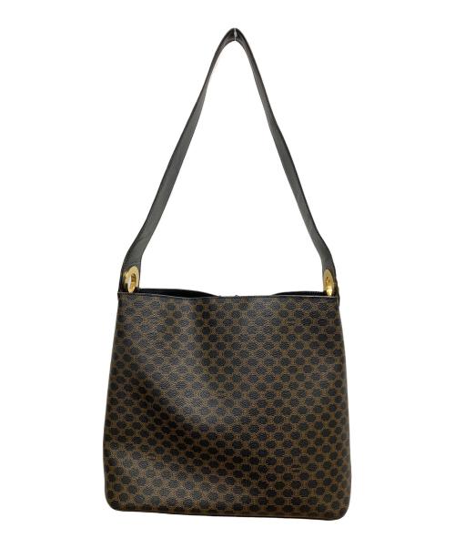 CELINE（セリーヌ）CELINE (セリーヌ) マカダム　ワンショルダーバッグ ブラックの古着・服飾アイテム