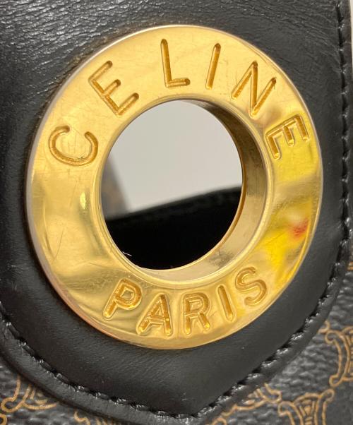 CELINE（セリーヌ）CELINE (セリーヌ) マカダム　ワンショルダーバッグ ブラックの古着・服飾アイテム