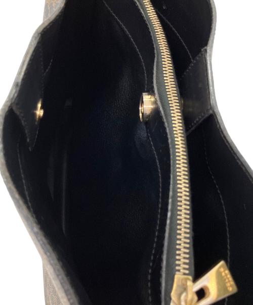 CELINE（セリーヌ）CELINE (セリーヌ) マカダム　ワンショルダーバッグ ブラックの古着・服飾アイテム