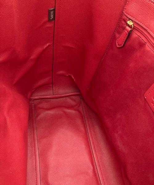 COACH（コーチ）COACH (コーチ) トートバッグ ブラウン×レッドの古着・服飾アイテム