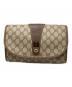 GUCCI（グッチ）の古着「GGスプリーム クラッチバッグ」｜ベージュ×ブラウン