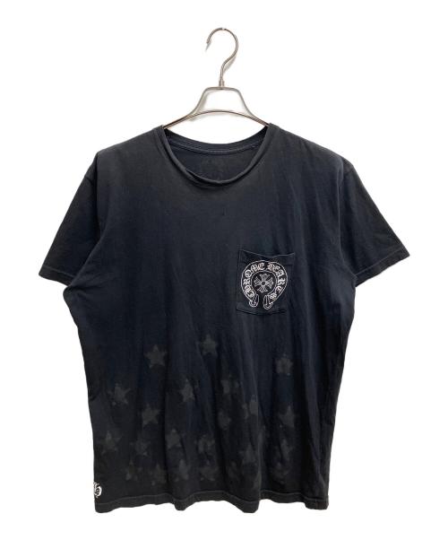 CHROME HEARTS（クロムハーツ）CHROME HEARTS (クロムハーツ) OLD LOGO STAR TEE ブラック サイズ:SIZE XLの古着・服飾アイテム