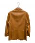 ETRO (エトロ) VIA SPARTACO 3レザーテーラードジャケット ブラウン サイズ:SIZE 50：35000円