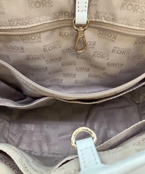 MICHAEL KORS（マイケル・コース）MICHAEL KORS (マイケル・コース) ハンドバッグ ホワイトの古着・服飾アイテム