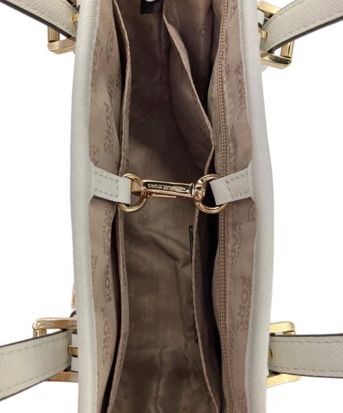 MICHAEL KORS（マイケル・コース）MICHAEL KORS (マイケル・コース) ハンドバッグ ホワイトの古着・服飾アイテム