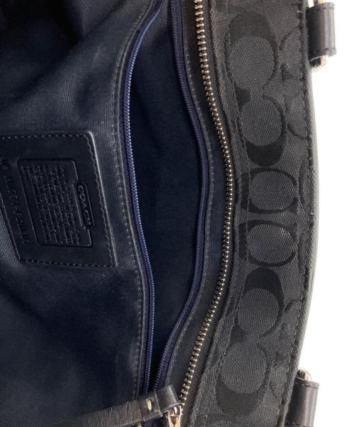 COACH（コーチ）COACH (コーチ) シグネチャー　トートバッグ ブラックの古着・服飾アイテム