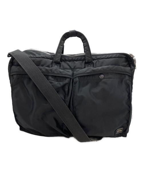 PORTER（ポーター）PORTER (ポーター) タンカー　3WAY BRIEFCASE ブラックの古着・服飾アイテム