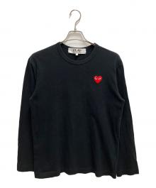 PLAY COMME des GARCONS（プレイコムデギャルソン）の古着「長袖カットソー」｜ブラック