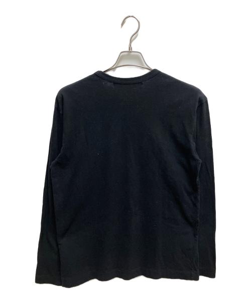 PLAY COMME des GARCONS（プレイコムデギャルソン）PLAY COMME des GARCONS (プレイコムデギャルソン) 長袖カットソー ブラック サイズ:SIZE Lの古着・服飾アイテム