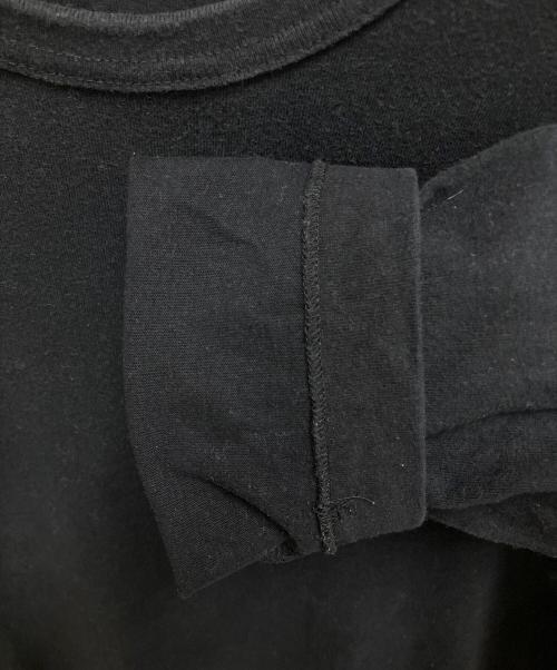 PLAY COMME des GARCONS（プレイコムデギャルソン）PLAY COMME des GARCONS (プレイコムデギャルソン) 長袖カットソー ブラック サイズ:SIZE Lの古着・服飾アイテム