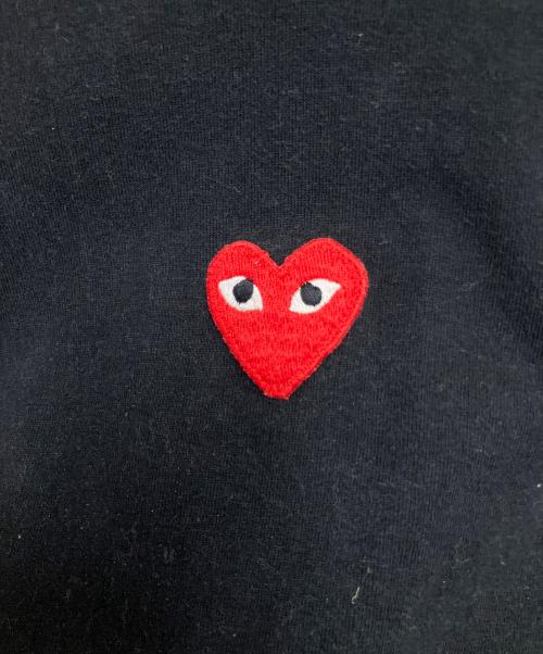 PLAY COMME des GARCONS（プレイコムデギャルソン）PLAY COMME des GARCONS (プレイコムデギャルソン) 長袖カットソー ブラック サイズ:SIZE Lの古着・服飾アイテム