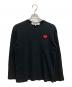 PLAY COMME des GARCONS（プレイコムデギャルソン）の古着「長袖カットソー」｜ブラック