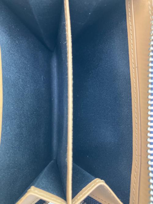PAUL SMITH（ポールスミス）PAUL SMITH (ポールスミス) 2つ折り財布 ネイビー×ブラウンの古着・服飾アイテム