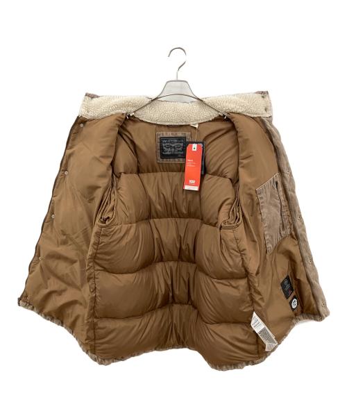 LEVI'S（リーバイス）LEVI'S (リーバイス) ダウンジャケット ブラウン サイズ:SIZE L 未使用品の古着・服飾アイテム