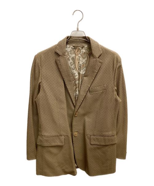ETRO（エトロ）ETRO (エトロ) startaco 3 20135 パンチングレザージャケット ブラウン サイズ:不明の古着・服飾アイテム