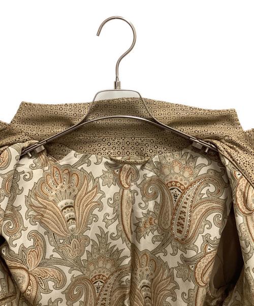 ETRO（エトロ）ETRO (エトロ) startaco 3 20135 パンチングレザージャケット ブラウン サイズ:不明の古着・服飾アイテム