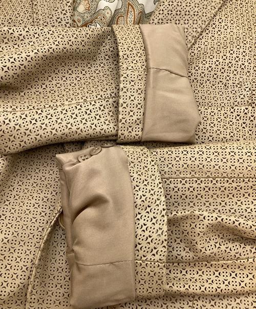 ETRO（エトロ）ETRO (エトロ) startaco 3 20135 パンチングレザージャケット ブラウン サイズ:不明の古着・服飾アイテム