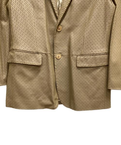 ETRO（エトロ）ETRO (エトロ) startaco 3 20135 パンチングレザージャケット ブラウン サイズ:不明の古着・服飾アイテム