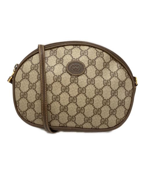 GUCCI（グッチ）GUCCI (グッチ) OLD GUCCI ショルダーバッグ ブラウンの古着・服飾アイテム