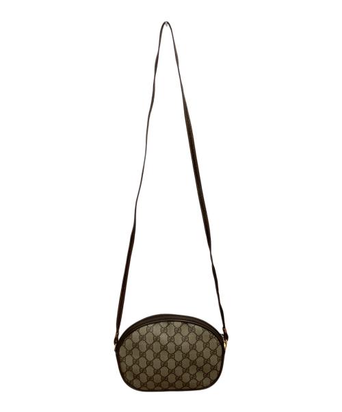 GUCCI（グッチ）GUCCI (グッチ) OLD GUCCI ショルダーバッグ ブラウンの古着・服飾アイテム