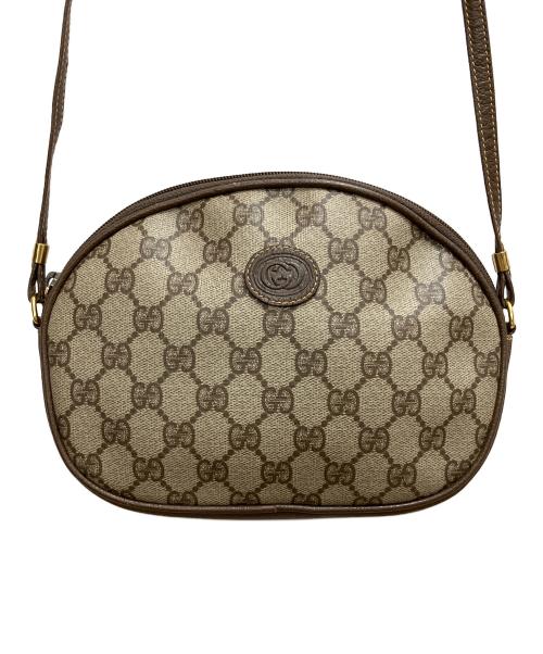 GUCCI（グッチ）GUCCI (グッチ) OLD GUCCI ショルダーバッグ ブラウンの古着・服飾アイテム
