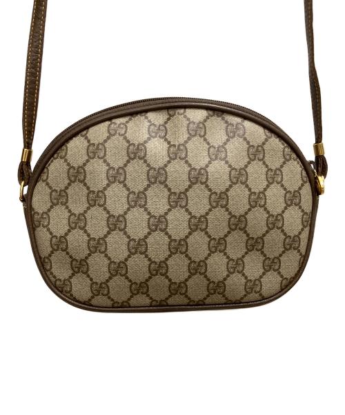 GUCCI（グッチ）GUCCI (グッチ) OLD GUCCI ショルダーバッグ ブラウンの古着・服飾アイテム