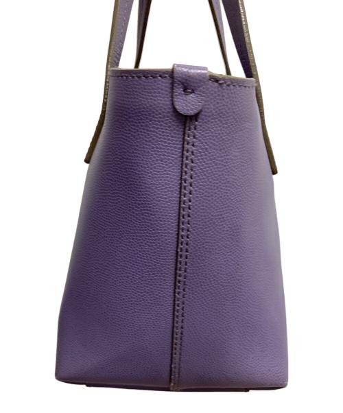 Salvatore Ferragamo（サルヴァトーレ フェラガモ）Salvatore Ferragamo (サルヴァトーレ フェラガモ) ガンチーニ ハンドバッグ パープルの古着・服飾アイテム