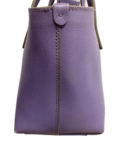Salvatore Ferragamo（サルヴァトーレ フェラガモ）Salvatore Ferragamo (サルヴァトーレ フェラガモ) ガンチーニ ハンドバッグ パープルの古着・服飾アイテム