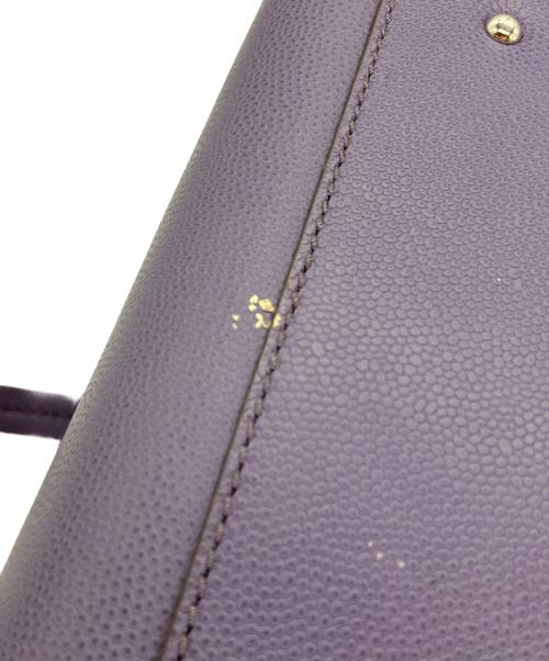 Salvatore Ferragamo（サルヴァトーレ フェラガモ）Salvatore Ferragamo (サルヴァトーレ フェラガモ) ガンチーニ ハンドバッグ パープルの古着・服飾アイテム