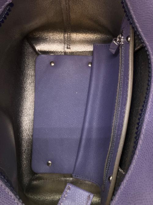 Salvatore Ferragamo（サルヴァトーレ フェラガモ）Salvatore Ferragamo (サルヴァトーレ フェラガモ) ガンチーニ ハンドバッグ パープルの古着・服飾アイテム