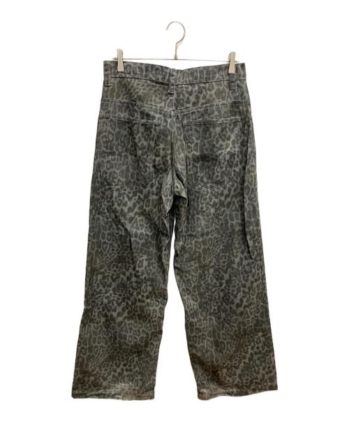 Jaded London（ジェイデッドロンドン）Jaded London (ジェイデッドロンドン) レオパード柄デニムパンツ グレー サイズ:SIZE 76cm（W30）の古着・服飾アイテム