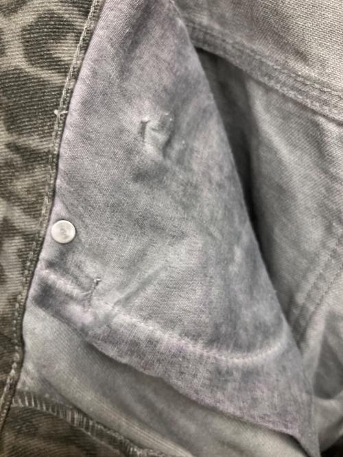 Jaded London（ジェイデッドロンドン）Jaded London (ジェイデッドロンドン) レオパード柄デニムパンツ グレー サイズ:SIZE 76cm（W30）の古着・服飾アイテム