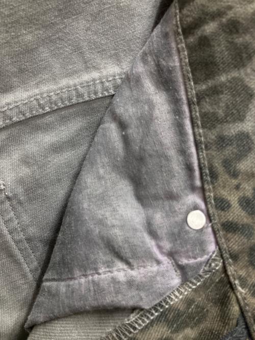 Jaded London（ジェイデッドロンドン）Jaded London (ジェイデッドロンドン) レオパード柄デニムパンツ グレー サイズ:SIZE 76cm（W30）の古着・服飾アイテム