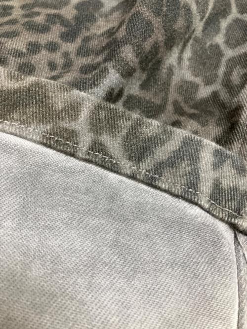 Jaded London（ジェイデッドロンドン）Jaded London (ジェイデッドロンドン) レオパード柄デニムパンツ グレー サイズ:SIZE 76cm（W30）の古着・服飾アイテム