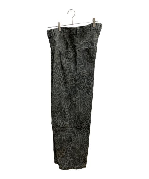 Jaded London（ジェイデッドロンドン）Jaded London (ジェイデッドロンドン) レオパード柄デニムパンツ グレー サイズ:SIZE 76cm（W30）の古着・服飾アイテム