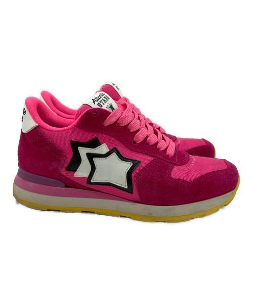 atlantic stars（アトランティックスターズ）atlantic stars (アトランティックスターズ) VEGA ローカットスニーカー ネイビー×ショッキングピンク サイズ:SIZE 23cmの古着・服飾アイテム