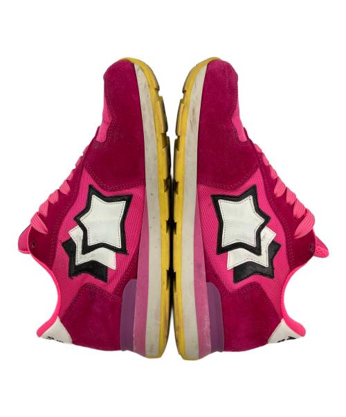 atlantic stars（アトランティックスターズ）atlantic stars (アトランティックスターズ) VEGA ローカットスニーカー ネイビー×ショッキングピンク サイズ:SIZE 23cmの古着・服飾アイテム