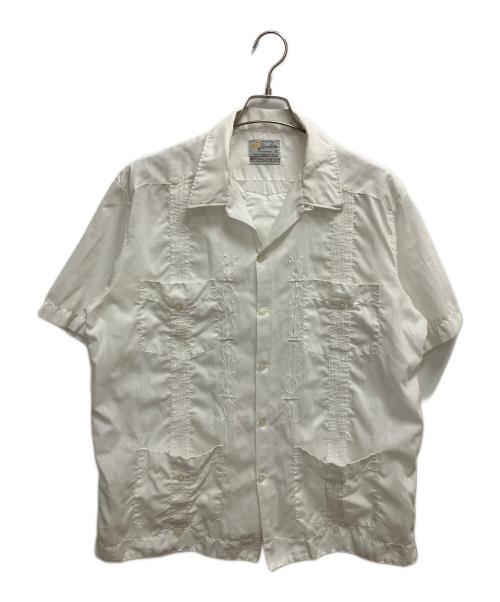 YUCATECA（ユカテカ）YUCATECA (ユカテカ) キューバシャツ ホワイト サイズ:SIZE 42の古着・服飾アイテム