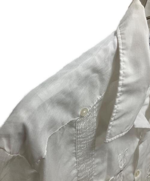 YUCATECA（ユカテカ）YUCATECA (ユカテカ) キューバシャツ ホワイト サイズ:SIZE 42の古着・服飾アイテム