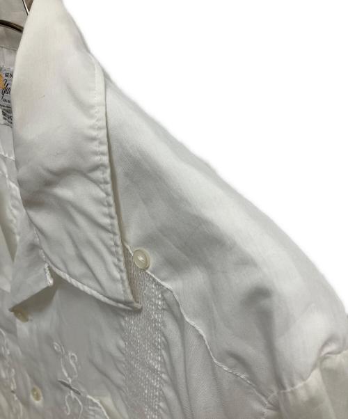YUCATECA（ユカテカ）YUCATECA (ユカテカ) キューバシャツ ホワイト サイズ:SIZE 42の古着・服飾アイテム
