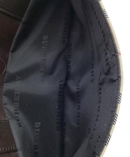 BURBERRY（バーバリー）BURBERRY (バーバリー) ノバチェック ハンドバッグ ブラウンの古着・服飾アイテム