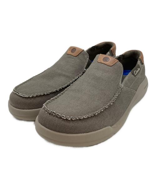 CLARKS（クラークス）CLARKS (クラークス) スリッポン グレー サイズ:SIZE 26.5cmの古着・服飾アイテム