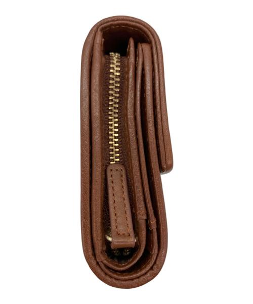 russet（ラシット）russet (ラシット) 3つ折り財布 ブラウン 未使用品の古着・服飾アイテム