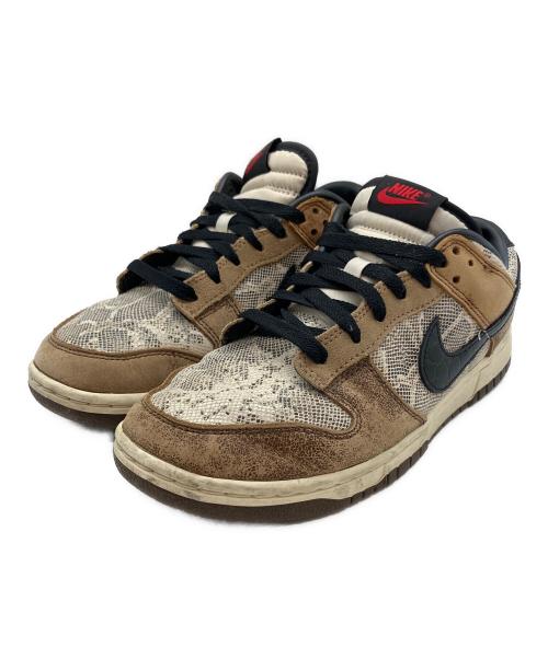 NIKE（ナイキ）NIKE (ナイキ) DUNK LOW PREMIUM ベージュ×ブラック サイズ:SIZE 25cmの古着・服飾アイテム