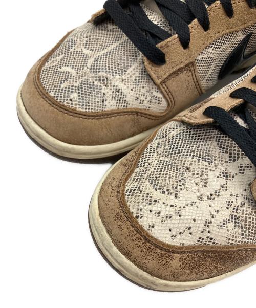 NIKE（ナイキ）NIKE (ナイキ) DUNK LOW PREMIUM ベージュ×ブラック サイズ:SIZE 25cmの古着・服飾アイテム