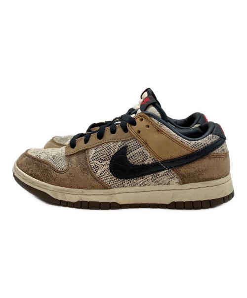 NIKE（ナイキ）NIKE (ナイキ) DUNK LOW PREMIUM ベージュ×ブラック サイズ:SIZE 25cmの古着・服飾アイテム